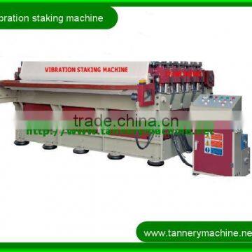 China cheaper 1600 to 3200mm leather vibration staking machine