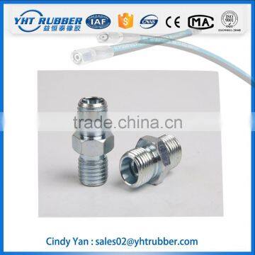 Rubber hose end fittings / hydraulic hose fittings