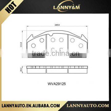China Factory Wholesale Best Truck Parts Brake Pad 29125 photo-2