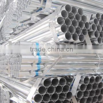 86*1.0mm erw steel round bright pre galvanized steel tubing