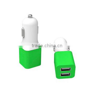 2015 Universal CE ROHS pass 1A/2.4A Output Mobile Phone Travel Adaptor/USB Car Charger