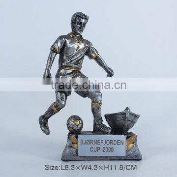 Decorate Trophy Resin Football Player Figurine photo-2