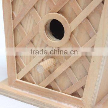 New Natural Colour Wooden Bird House,Popular Wooden Bird House,Cheap photo-5