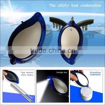 House Hold Mini ABS Screwdriver Set,6 in 1 Tool Set With Led Light