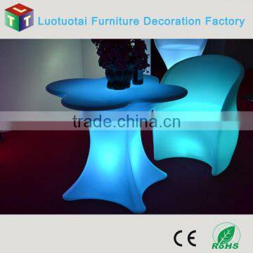 wireless battery operated modern design Meihua led bar table