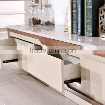 E386 Hot Sale Fashionable High Quality Skid Resistant Luxury TV Stand photo-4
