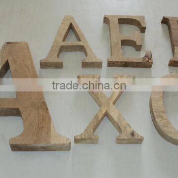 Antique Wooden Letters,Decorative Wooden Alphabet Letters,Solid Wood Letters For Home Decor,Wooden Alphabets & Numbers