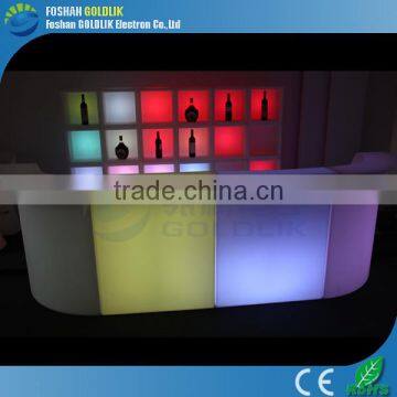 Lithium Battery Rechargeable Plastic Glowing Cool LED Bar Counter Design