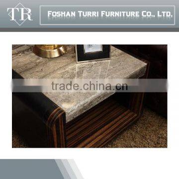High End Classic Model Wooden Base Marble Coffee Table photo-2