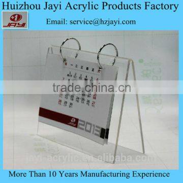 2017 New Year Calendar Small MOQ Acrylic Desk Calendar, Acrylic Tabletop Calendar photo-3