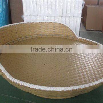 Round Rattan Outdoor Bed Outdoor Swing photo-3