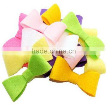 hot sale new products handmade eco friendly fabric decoration felt bow tie made in china wholesale on alibaba website