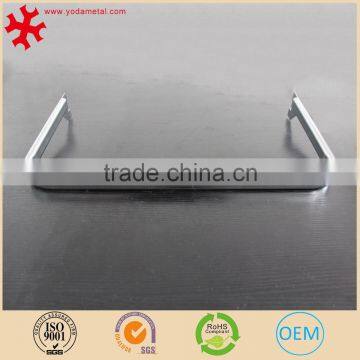 Store Fixtures Slatwall Hang Rail U-Shaped Hanging Bar Chromed Clothing Hanging Bracket photo-3