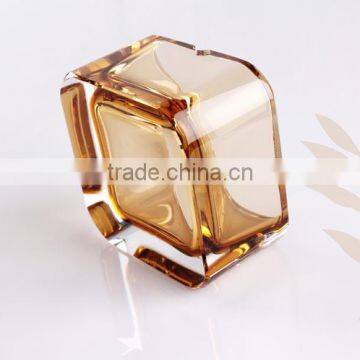 Customized Round Crystal Jar Cigar Ashtray For Promotional Gift Or Decoration photo-2