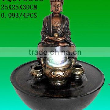 resin Budda fountain