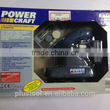 Li-ion Lithium Ion 7.2V Corldess Multi Tool & Engraver & Mini Grinder photo-2