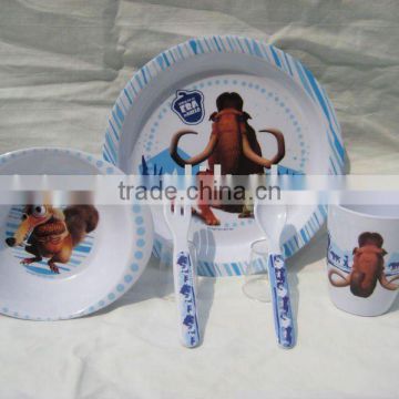 melamine 5pcs kid set