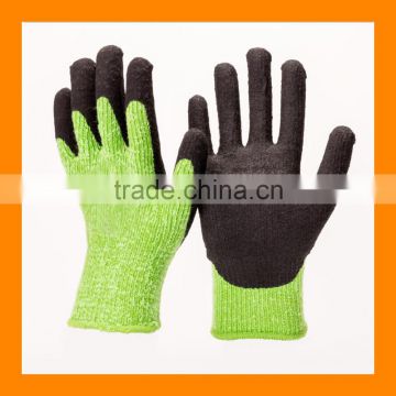 Brushed Acrylic Liner Thick Winter Gloves With Foam Latex Finish Palm Coating/Cut Resistant Warm Glove For Winter