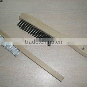 steel wire cleaning tools with wood handle(Fumigation certification)