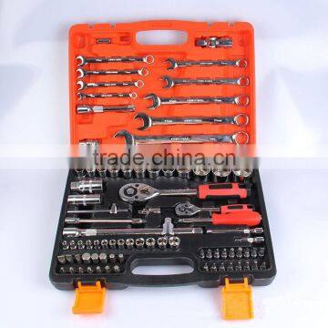 China 82pcs Professional Grade Metric Cr-V 1/4 inch 1/2 inch Dr Tools Car