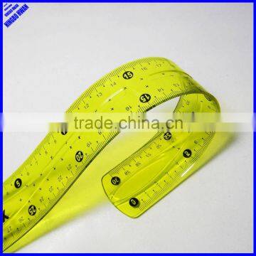 30cm clear PVC flexible plastic rulers