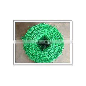 PVC coated barbed wire