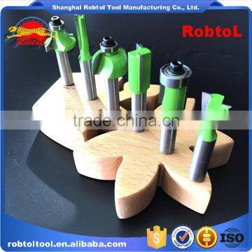 Factory 6 Pcs Tungsten Carbide Router Bit Set Shank 12mm for Woodworking CNC Milling Cutter photo-2