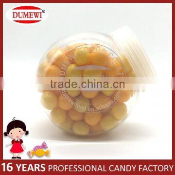 Bright Yellow Center Filled Fruit Chewy Soft Candy photo-4