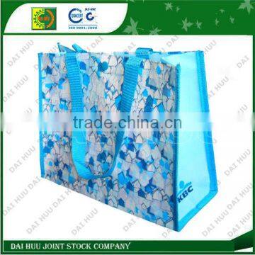Various design grocery PP woven bag for shopping
