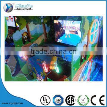 2016 New Arrived Kids Coin Operated Capsule Toys Redemption Adventure in Jungle Gun Shooting Game Machine photo-3