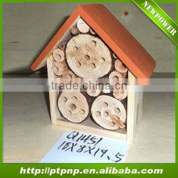 Natural wood insect house ladybird hotel bee house