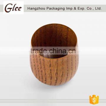 factory new style big size cheap price wooden custom tea cup
