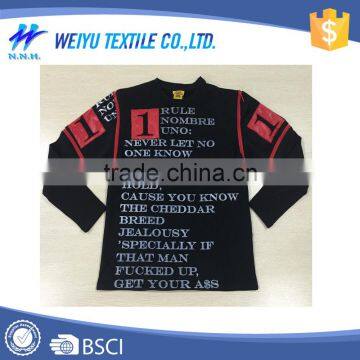 Wholesale Custom Quality Plain Long Sleeve Teen Boy t Shirts