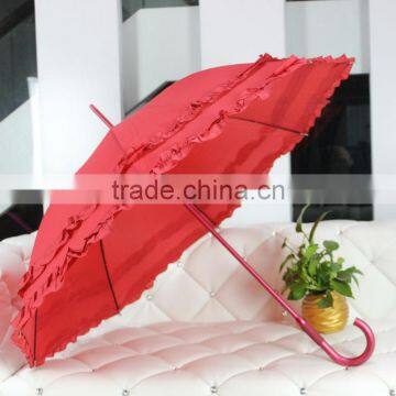 Fashion Red Wedding Decoration Rain Umbrellas