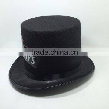 Custom Black Round Top Hat and Magic Cap With Printing photo-5