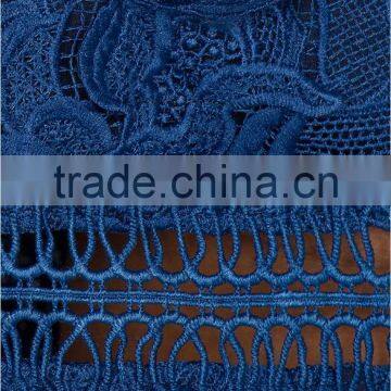 Ladies Delicate Allover Lace Purfle Fabric Dresses Designer One Piece Party Dress For Women 2016 HSD5529 photo-5