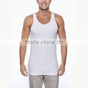 Custom bulk 100 cotton singlet men