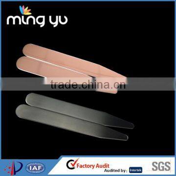 Fashion Gold Pink Black Color Polished Metal Collar Stays