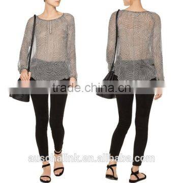 Hot Sale Silk Blouses New Models for Women OEM Service photo-5