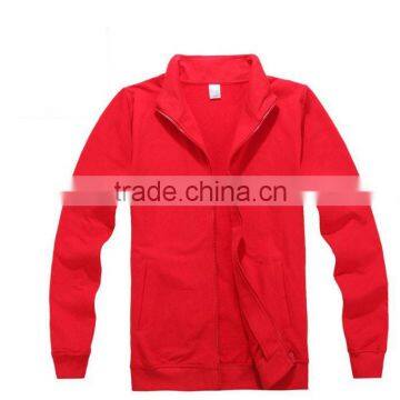 In-stock Zipper-up Warm Elastic Knitting Pattern Hoodie photo-3