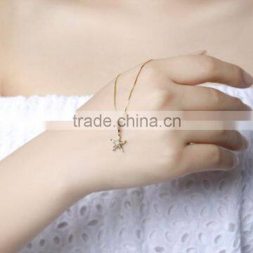 Meaningful Pendant Rhinestone Star Necklace