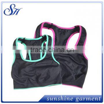 2015 new style seamless custom made sports bra