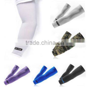 Sublimation arm sleeves sport with silicon gripper on top of sleeves