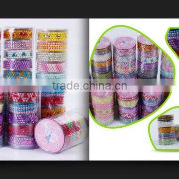 Gift Decorate Design Pearl Gem Sticker Sheet Rolls photo-2