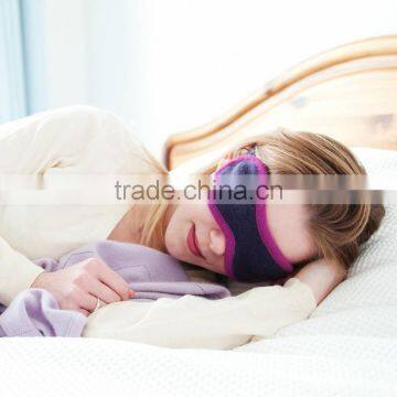 Super soft comfortable cashmere knit travel sleeping eye mask