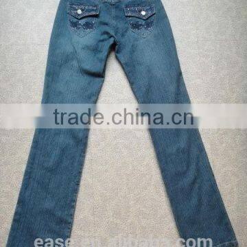 New Style Fashion Oem Ladies Jeans Trousers Wholesale Top Design Ripped Denim Jeans Pants Pent for Women photo-2