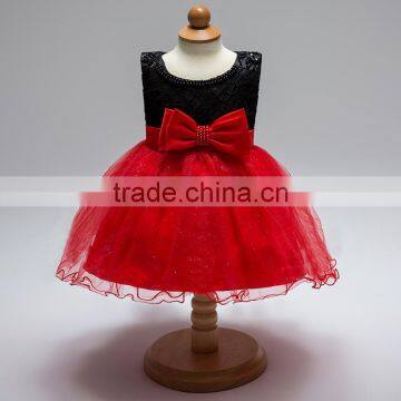 #little Girls Dresses Baby Frock Pattern Children Girl Pearl Wedding Dress photo-5