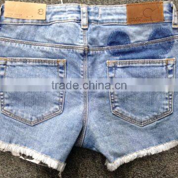 Girls Denim Shorts,baby Girls Shorts photo-2
