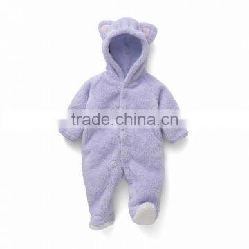 2016 Cartoon Animal Style Baby Bodysuits Boy&Girl's Climb Clothing Coral Velvet Animal Bodysuit Coral Fleece Style Hooded photo-3