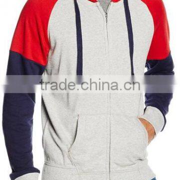 Men's Color Blocking Fleece Sports Hoodies